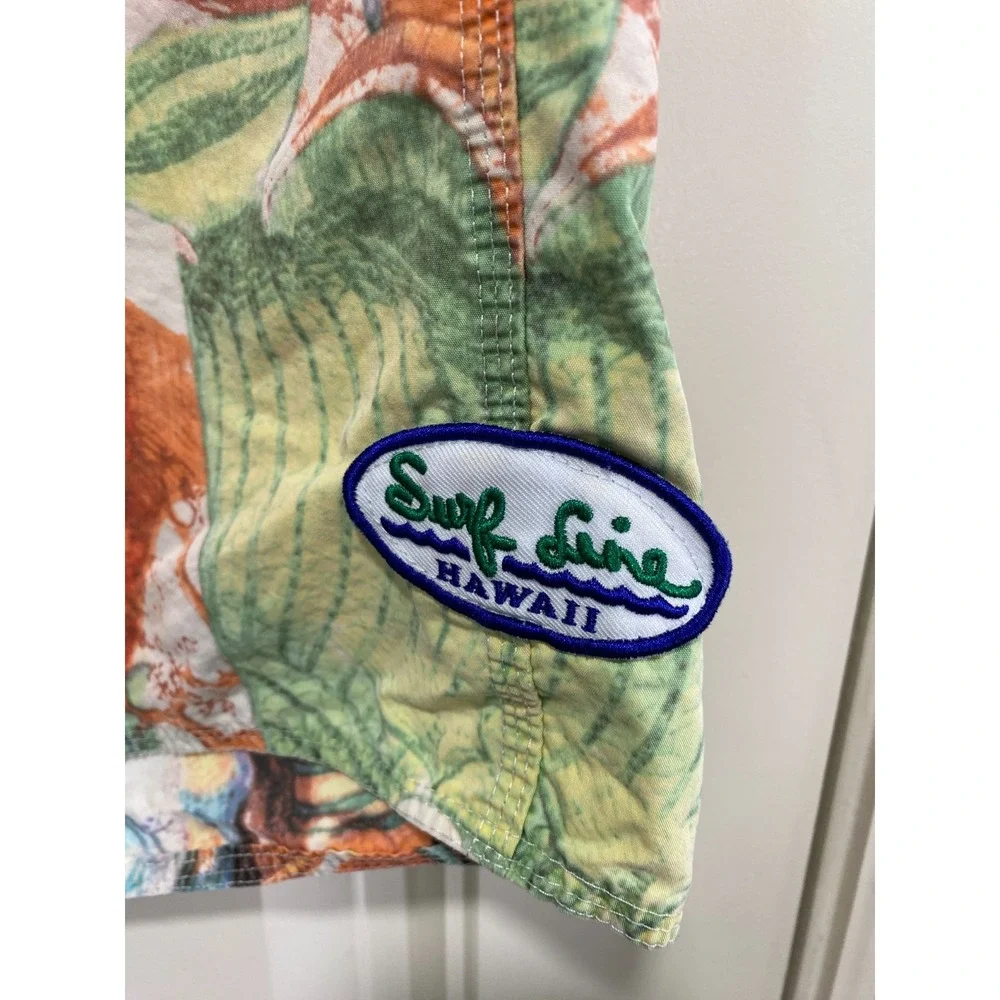 Vtg Jams World Men Board Shorts Hawaii Swim Sz 38 Surf Line Sushi Beach Unlined